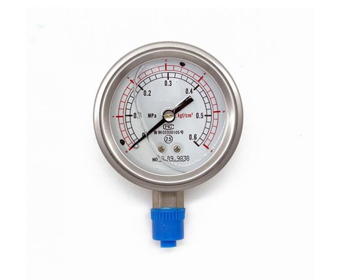 Oil filled pressure gauge