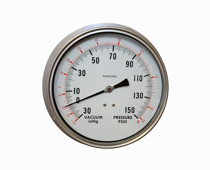 8.5″ Wall Mount Ammonia Gauges