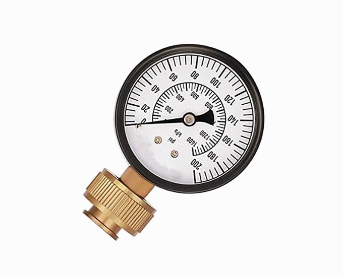 Water Pressure Test Gauge