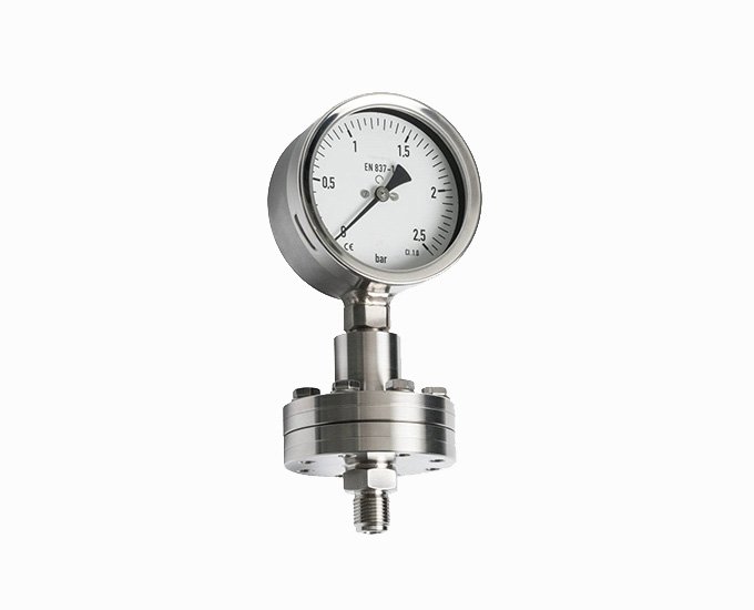 splitt hread type Diaphragm Seal Pressure Gauge