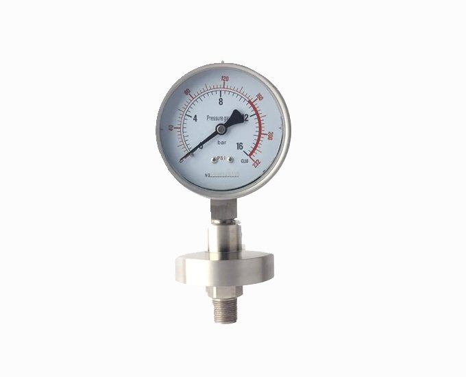 common type Diaphragm Seal Pressure Gauge