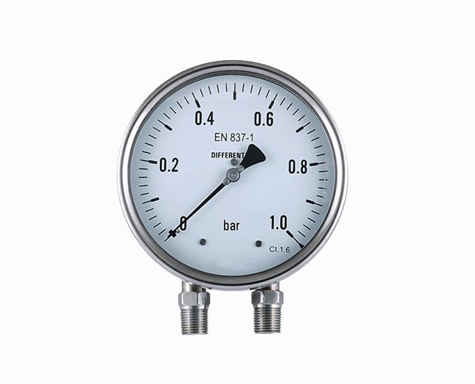 Bellow Type Differential Pressure Gauge